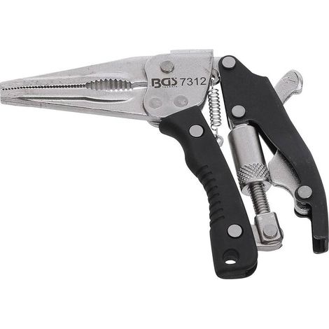 Pince Étau à Longs Becs 170 mm - Poignée Pistolet - Précision et Confort d Utilisation, Acier, Zones Difficiles - D-Work