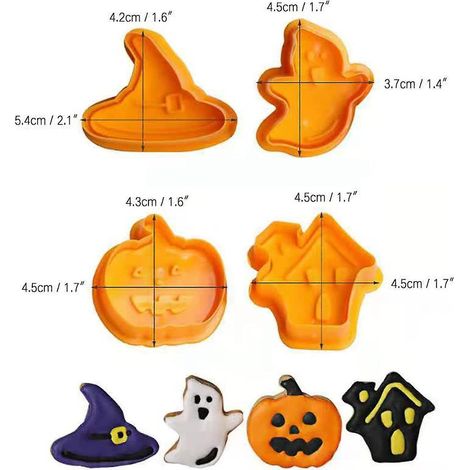 Halloween Cookie Cutters (1/4)