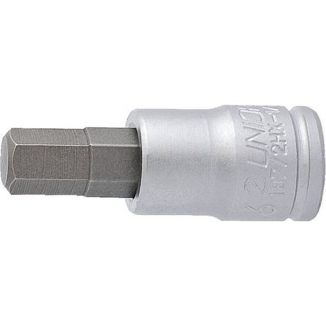 UNIOR 607899 - LLAVE DE VASO 1/4'' CON PUNTA DE DESTORNILLADOR HEXAGONAL 4 MM SERIE 187/2HX (1/2)