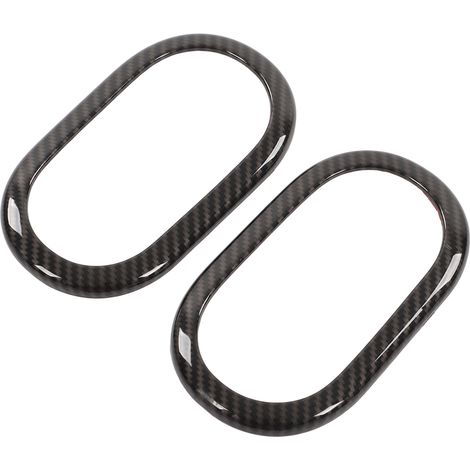 Zwei Türgriffe im Carbon-Look für den Innenraum des Smart Fortwo C453 A453 W453 Facelift 2015-2020 (1/5)