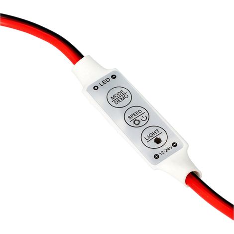 Jandei - Mini regulador de intensidad dimmer para tiras led 12V-24V 6A.