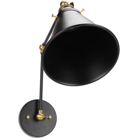 Lampe de Lecture Chevet Rétro Industrielle à Angle Réglable, (1/5)