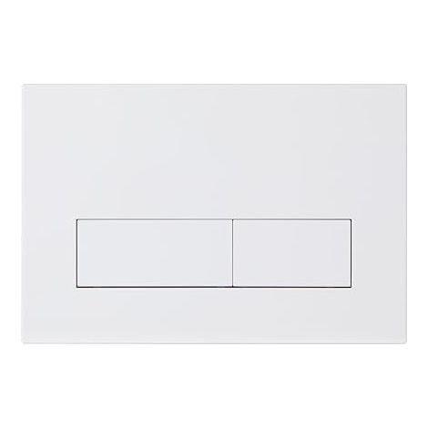 Plaque de Commande WC Double Chasse Compatible Sigma UP300 UP320, ABS Blanc Glacier 245x164mm (1/5)