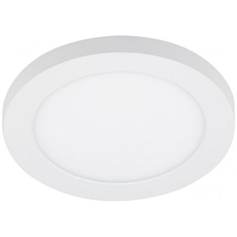 Litecraft Darly Wall or Ceiling Light Flush Circular 12 Watt LED Fitting - White (1/4)