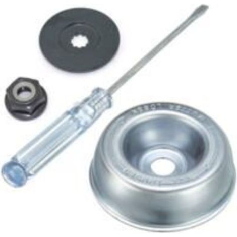 Tête de débroussailleuse acier au carbone – Kit de rondelles d'entretien 4 pièces – Compatible Stihl, Husqvarna, Ego, Oregon