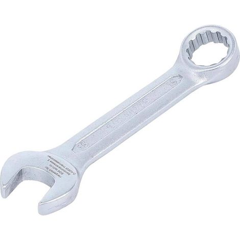 Clé Mixte Extra Courte 15 mm - Acier Résistant - Précision et Maniabilité, Zones Difficiles - D-Work (1/5)