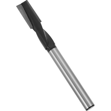 PTFE-Hartmetall-Spiralfräser für Holz, schnell, sauberer Schnitt, robust, 1/2-Zoll-Schaft, Präzisionsfräse, schwarzes Holzbearbeitungswerkzeug (1/5)