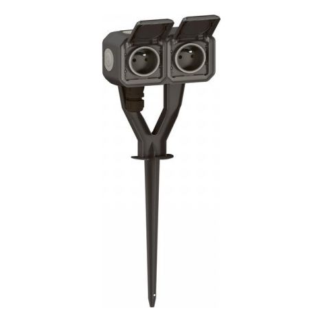 Legrand Plexo 069749L wasserdichte Steckdose anthrazit für außen