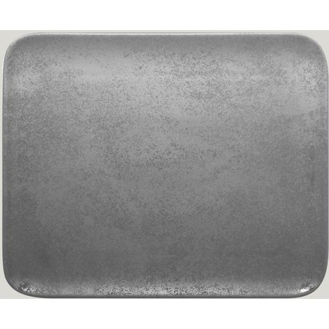 Papstar Shale Assiette Rectangulaire Gris 33x27 cm