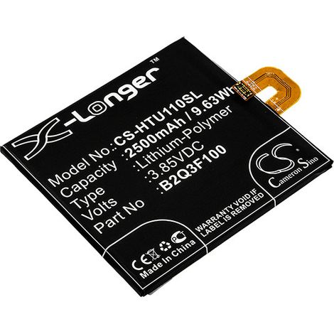 NX - Batterie téléphone, smartphone, GSM pour HTC 3.85V 2500mAh - 35H00274-0M1B2Q3F100 (1/2)