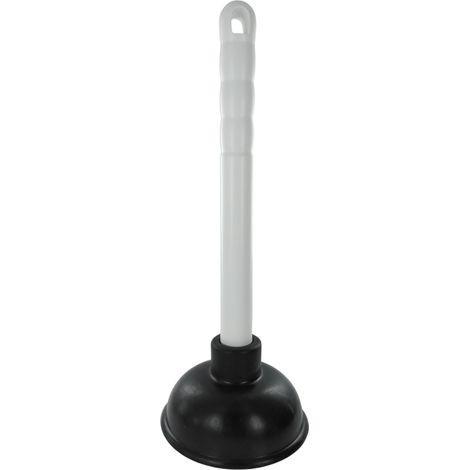 1 - Plongeur D'évier - Ventouse - Diamètre 10 Cm - Longueur Poignée 22,5 Cm - Pour Débouchage Évier Et Lavabo - Noir (1/3)