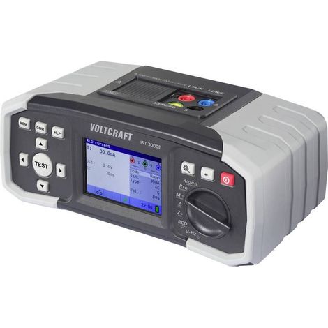[NEUWERTIG] B-Ware Voltcraft Installationstester IST 3000E Erdungsmessgerät RCD Test IP42 1000 (1/2)