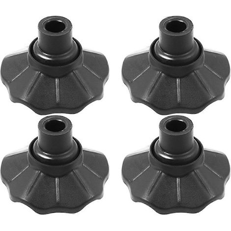 Lot de 4 embouts antidérapants pour pieds de tabouret de camping, housses de protection pour pieds de chaise d'extérieur, accessoire réglable pour chaise de pêche, 14 mm (1/5)