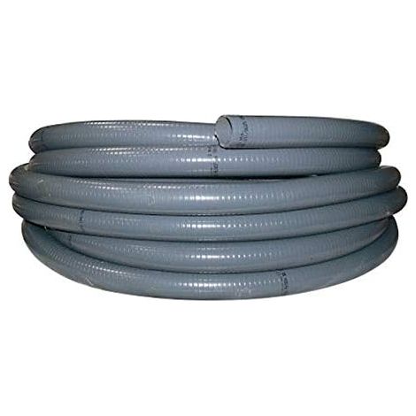 Tuyau PVC souple 5M – Ø 63mm extérieur, Ø 55mm intérieur – Pression éclatement 18 bars – Pour bassins et piscines – Espiroflex