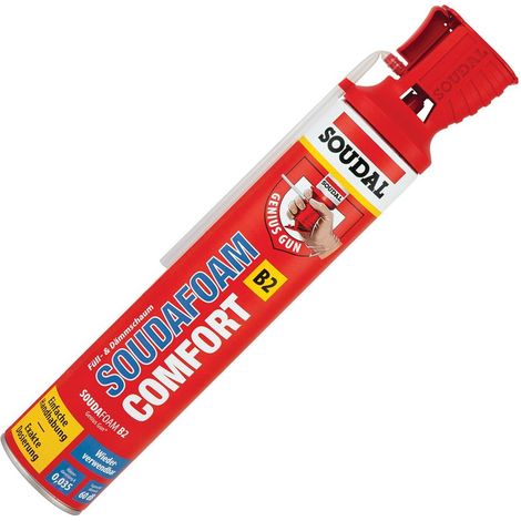 Soudal PU-Adapterschaum Soudafoam Comfort B2 750ml 122506 (1/2)