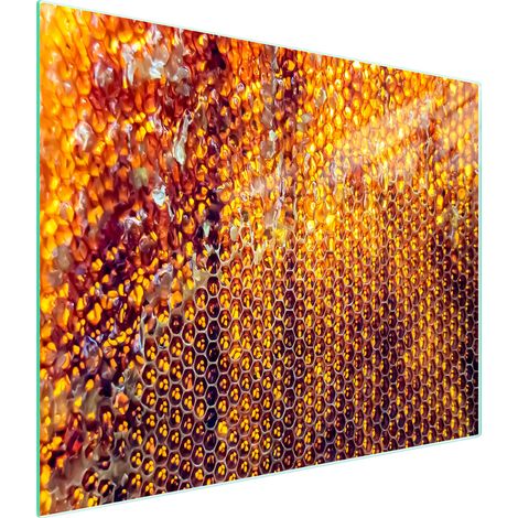 Glasschneidebrett 52x30 Honig (1/5)