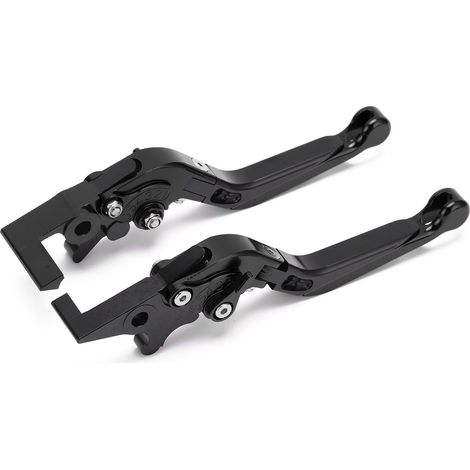 Zweiteiliger Motorrad-Brems- und Kupplungshebel, verstellbar, CNC-gefräste Aluminiumlegierung, schwarz, Ersatz für ADV150 2019-2021 (1/5)