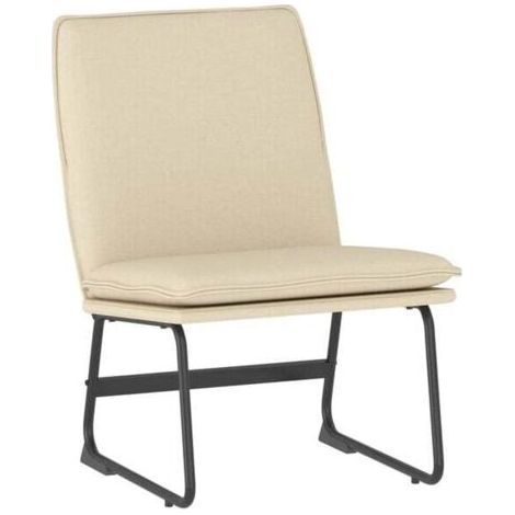 Fauteuil inclinable beige, 52 x 75 x 76 cm, tissu (1/5)