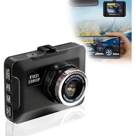Caméra de tableau de bord FHD 720P 2022 améliorée écran mini 2.0 pouces vision nocturne pour voiture (1/5)