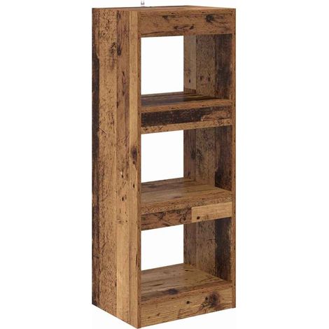 Bibliothèque étagère de rangement - Bois ancien 40 x 30 x 103 cm Bois d'ingénierie fr14682 (1/5)