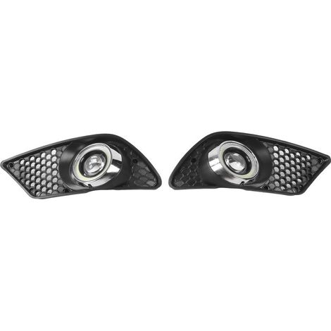 Jeffergarden 2 pièces pare-chocs avant LED antibrouillard gril A2048850353 remplacement pour MercedesBenz classe C W204 20082010