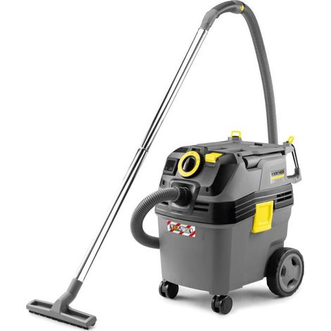Kärcher – Aspirateur professionnel eau et poussières 1380W – Dépression 254 mbar – Capacité 30L – Décolmatage semi-automatique – Pour chantiers humides (1/10)
