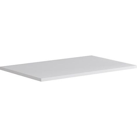 Plaque de recouvrement pour Meuble sous-vasque Kasari, blanc brillant, 797x18x460mm (1/3)