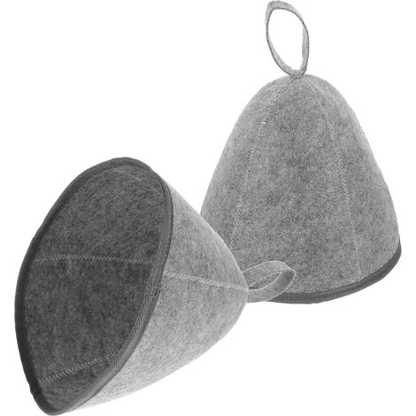 Saunahut aus Dickem Filz Unisex Saunahut für Damen und