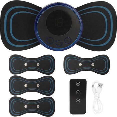 Dispositif de Massage Cervical Microcourant 8 Modes, Appareil de Massage Portable Mini pour Poitrine (1/5)