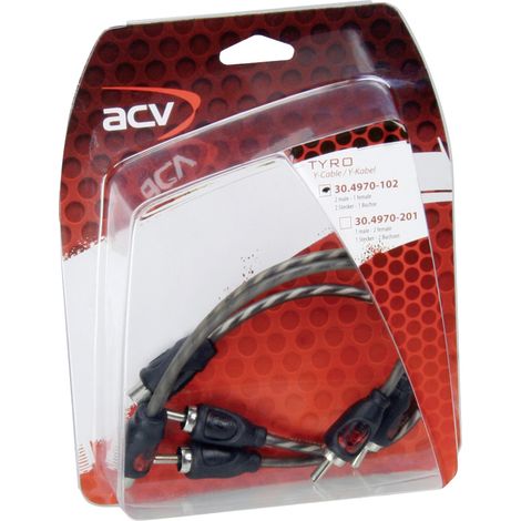 ACV TYRO Kabelverteiler 2x Buchse - 4x Stecker