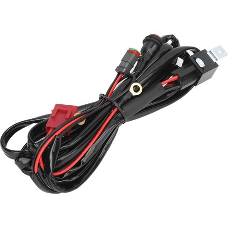Faisceau de câblage pour projecteur LED 40 A 12 V étanche IP67 avec connecteur DT pour quads, SSV et voitures (1/5)