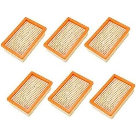 6er-Pack Filter für Kärcher Staubsauger MV4, MV5, MV6, WD4, WD5, WD6, Ersatzteile, Leberfilter (1/5)