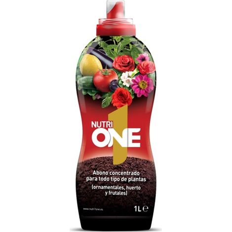 Nutrione Abono líquido Concentrado Plantas y Flores. Fertilizante