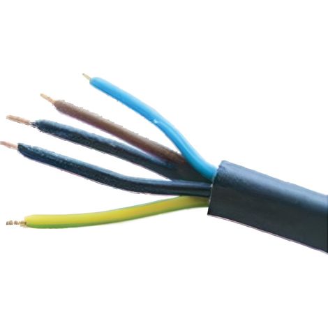 Câble rigide RO2V 5G2,5mm² – 3 conducteurs – 100m – Tension 450/750V – Pour installations électriques industrielles et domestiques