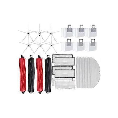 Accessoires pour l'aspirateur robot S8/S8+ : brosse latérale principale, serpillière, filtre HEPA, sac à poussière, brosse rotative (1/5)