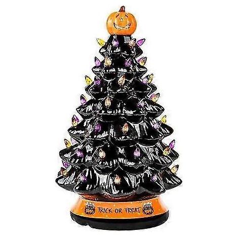 Árbol de Halloween Adornos luminosos para el árbol de Halloween Regalo para el árbol de Halloween