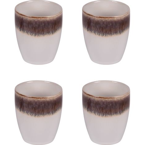 Table Passion - Coffret de 4 gobelets marron Bardenas 16 cl (1/2)