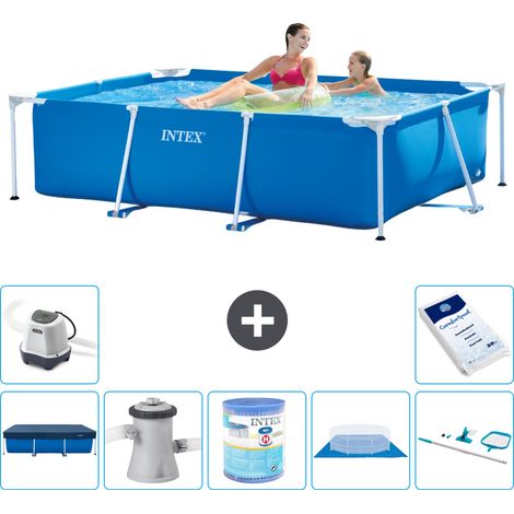 Intex Piscina con struttura Rettangolare - 220x150x60 cm - 7-pezzi  S40028 (1/5)
