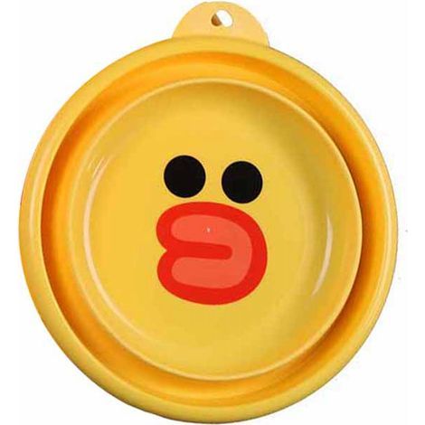 Bassine pliante multifonctionnelle Yellow Duck, portable et pliable, pour la maison et l'extérieur. (1/5)