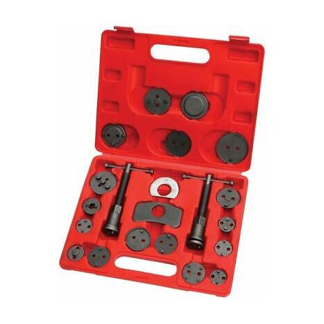 Hilka Brake Caliper Rewind Wind Back Tool 21pc Disc Right Left Piston 12700210 (1/4)