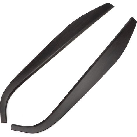 Baguettes décoratives en bois de chêne de chaque côté de la console centrale, applicables aux modèles Mercedes-Benz Classe A 2019-2020. (1/5)