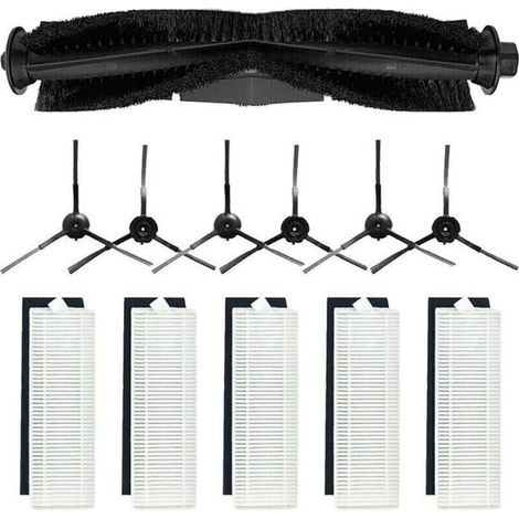 12 pièces Accessoires de Remplacement pour Proscenic M7 Pro, pour Uoni V980 Plus, pour Kyvol Cybovac S31 Robot aspirateur, 1 Bross (1/5)