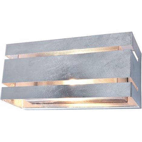 Applique esterna VIDAR argento IP54 E27 1 luce Lutec (1/2)