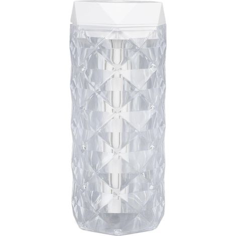 CCYKXA Mist Humidifier with Colorful Ambient Lights, Small Air Humidifier, Clear Water Bottle, Portable Type C, Home Use (1000ML)