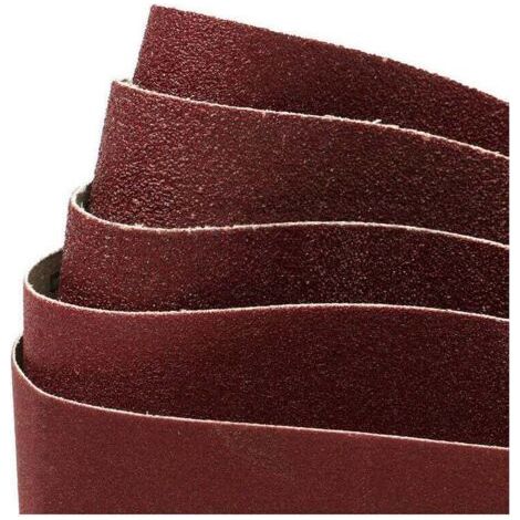 100 x 915 mm abrasive belt, mixed abrasive belts (2x grits 60/80/120/180/240/320) for belt sanders (12 pieces)