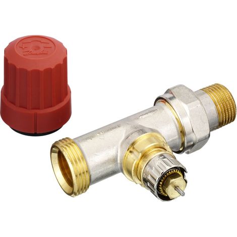 Danfoss Cuerpo de válvula RA-N 15 G 3/4 AG, Paso, Niquelado mate, 013G4202