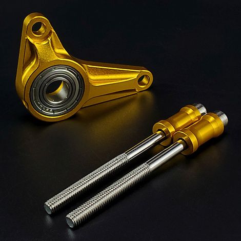 Motorcycle modification device for Honda MSX125 and MSX125SF: gear shift and stability adjustment device. (1/5)