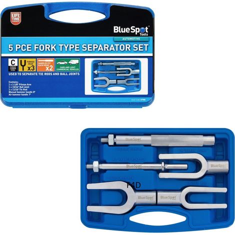 BLUESPOT 5PC BALL JOINT REMOVER SPLITTER SEPARATOR TIE ROD END REMOVER 07986 (1/2)