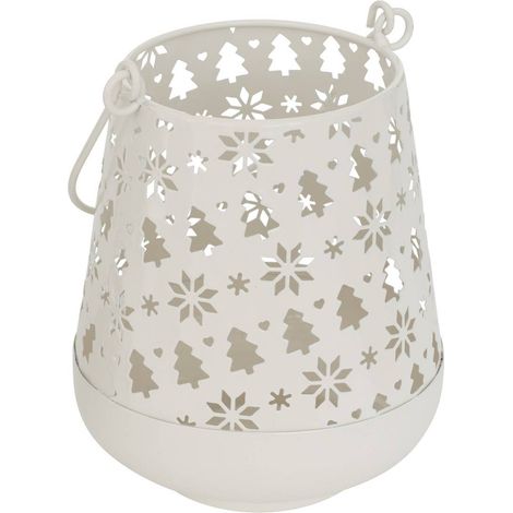 Lanterna natalizia in stile scandinavo, altezza 14 cm - Feeric lights & christmas (1/5)