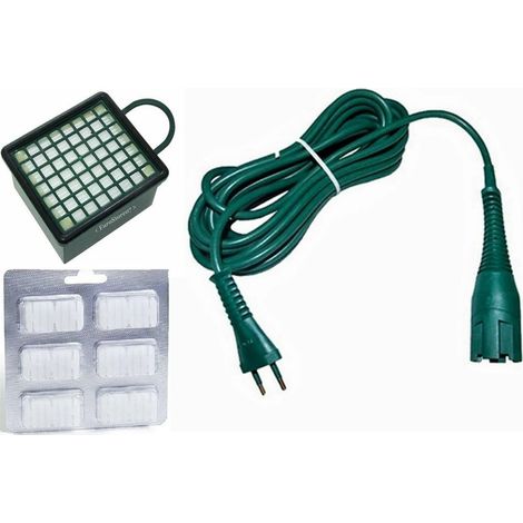 FOLLETTO VORWERK VK130 VK131 CAVO ELETTRICO DA 7 MT + FILTRO EPA+ 6 PROFUMI (1/2)